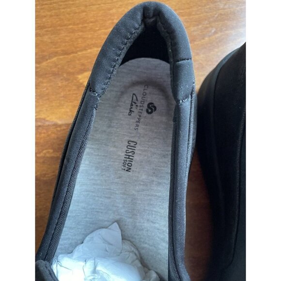 Clarks Women's Sillian 2.0 Eve Loafer - Black Synthetic, Size 7 M US NEW - Picture 4 of 6